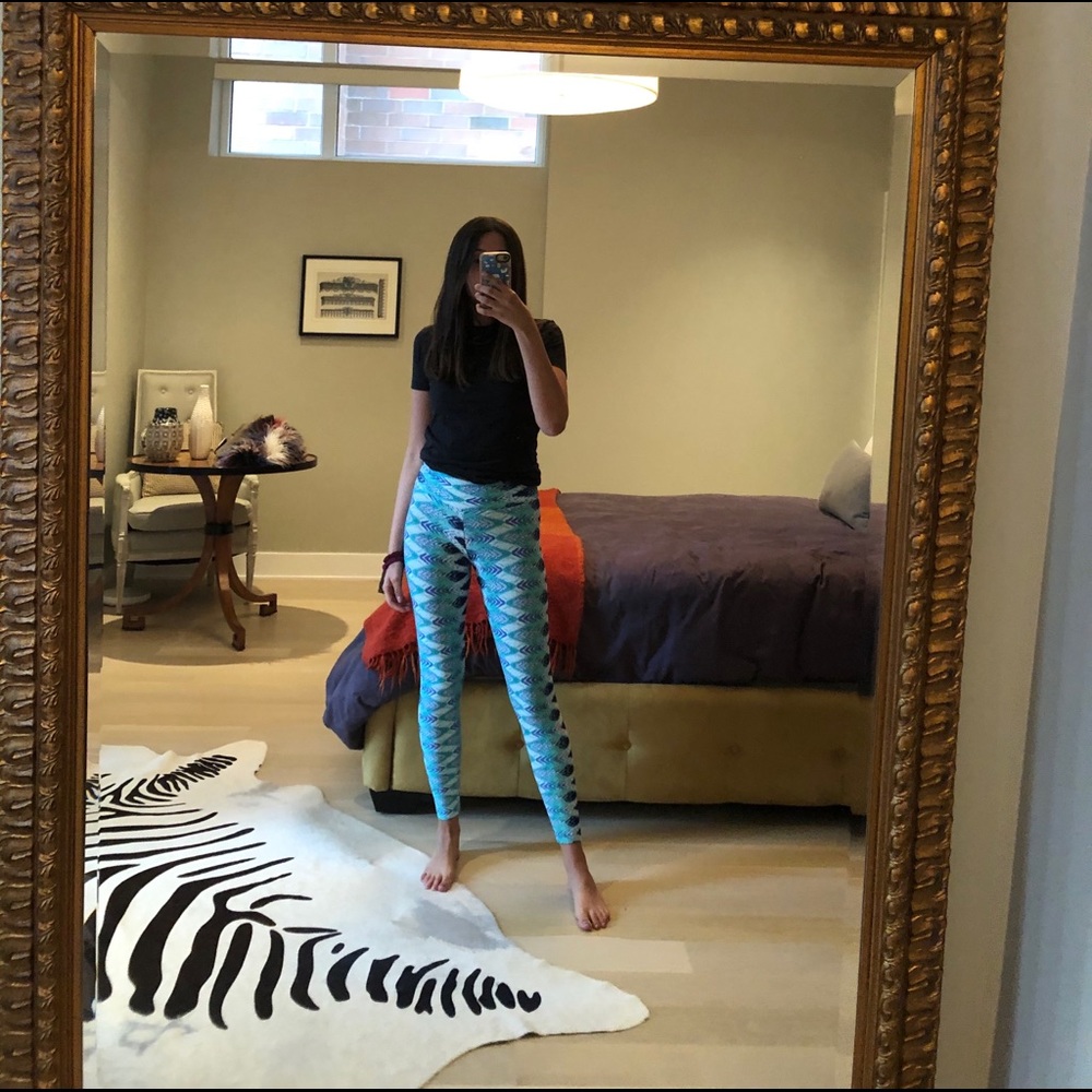 Funky Pattern Athletic/Leisure Leggings